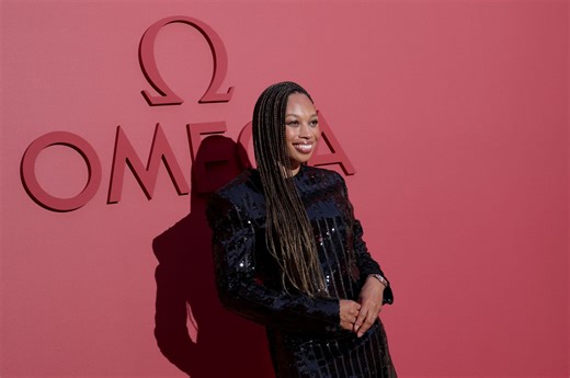 Allyson Felix turns up the glamour in stylish outfit as she poses amid scenic setting at Deer Valley