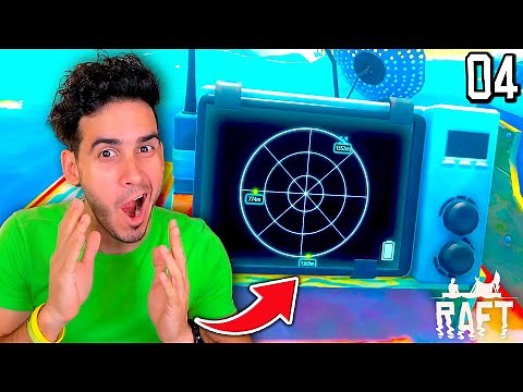 WE MAKE RADAR AND ANTENNAS AND GO TO THE FIRST COORDINATES IN RAFT! CHAPTER 4