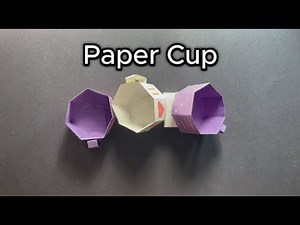 How to make Paper Cup? | DIY Mini Paper Cup
