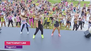 Once a #ZumbaHit, always a #Zumba hit. 😍 Check out our amazing #ZumbaCrew as they take the steps to impress and morph 'em into the perfect #choreo for this fan favorite tune! The song? 'That's What I Like' found on #ZIN70. Share your choreos by tagging #ZumbaThatsWhatILike for a chance to be featured! You can dance a long by going to https://goo.gl/af4qUF! #ZINs, make sure to log into #ZINNow for the exclusive choreo to this track. #ThatsWhatILike #Zumba #BrunoMars | Zumba Fitness