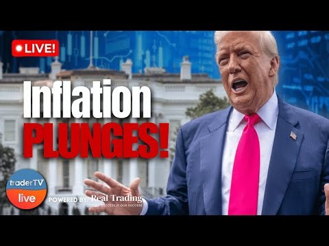 🚨 CPI CRUSHES ESTIMATES! Inflation Cools to 2.7% 📉 | $MU Rips +14% on Earnings | LIVE Trading