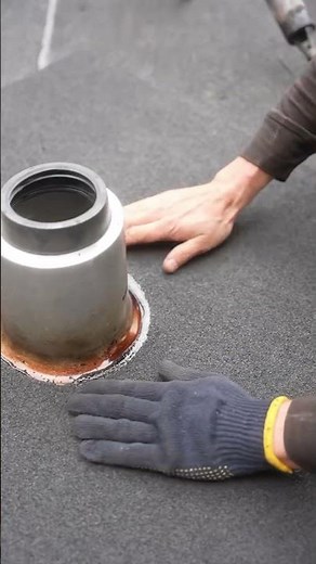 Soprema base and cap sheet application