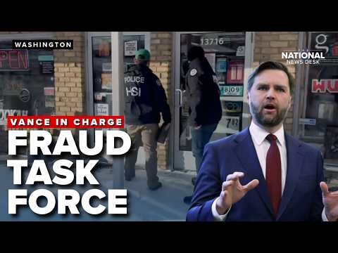 Minnesota 'JUST THE BEGINNING' with new JD Vance FRAUD TASK FORCE