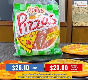 BASE PARA PIZZA TIPIKAS DE 180 GR Ven y conoce estos productos disponibles para ti en todas nuestras tiendas de Casa Santos Lugo. Precio sujeto a cambio sin previo aviso. | Casa Santos Lugo
