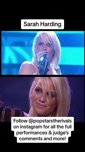 It's @Girls Aloud #sarahharding on #popstarstherivals week 4! 2002 Follow instagram for all the full performances & judge's comments and more! #girlsaloud #cheryl #kimberleywalsh #nadinecoyle #live #music #girlband #reunion #nicolaroberts