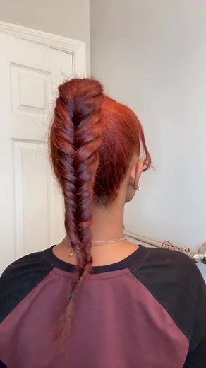 Messy Fishtail Braid Tutorial for Natural Hair