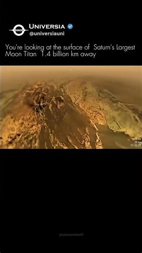 The Only Video Ever Captured on Titan 🌌 | Huygens Landing on Saturn's Largest Moon