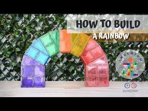 HOW TO BUILD A RAINBOW - MAGBLOX MAGNETIC TILES