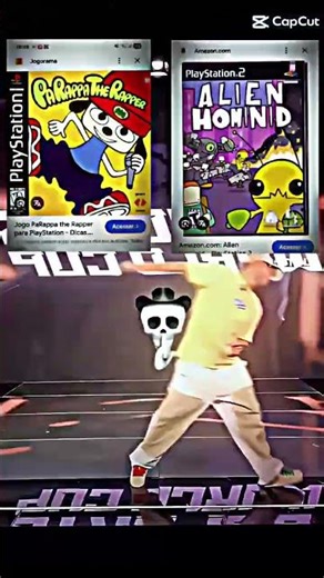 Parappa The rapper sendo humilhado pelo alien hominid