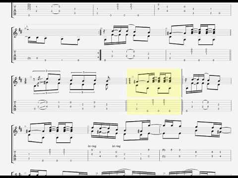 アンジー / anji ポールサイモン version ギターTAB譜