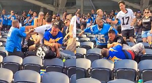 VIDEO: Shocking New Footage Shows Chargers And Raiders Fans Beating The Hell Out Of Each Other During Massive Brawl Inside SoFi Stadium