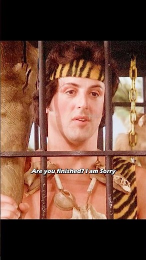 Rocky2：The ex-champ is reduced to shilling for bargain-basement ads.#Rocky II#Rocky 2#Rocky II 1979