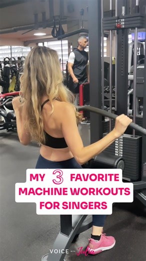 My 3 favorite machine workouts for singers #SingerFitness #VocalTechnique #BreathSupport