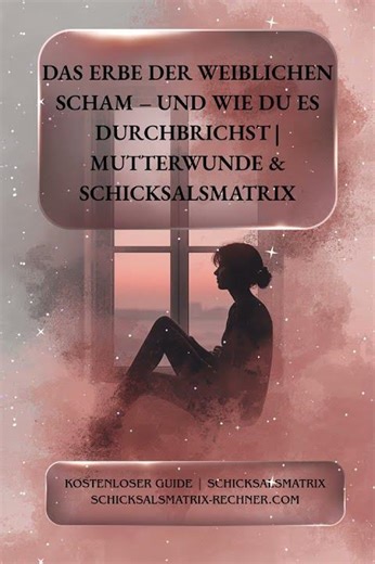 Das Erbe der weiblichen Scham – und wie du es durchbrichst | Mutterwunde & Schicksalsmatrix