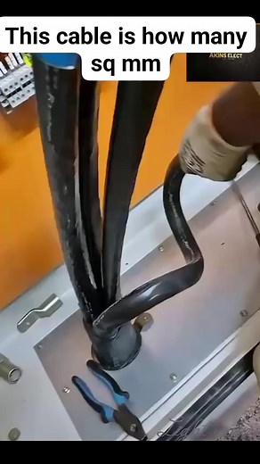 How many sq mm this this cable and the cable log | Electrical is Power