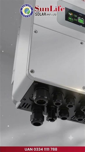 SunLife SL-VERANO Solar Inverter | IP66 Weatherproof Power 🌦️ #Shorts