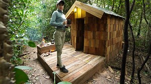 156K views · 7.7K reactions | Building Complete Dugout Bushcraft Shelter In Forest, Start to finish | Bushcraft Skills | Facebook