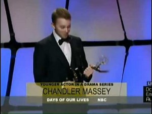 Chandler Massey .. winning outstanding younger actor Daytime Emmys 23/06/12