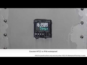 OMRON H7CC IP66 Waterproof Test