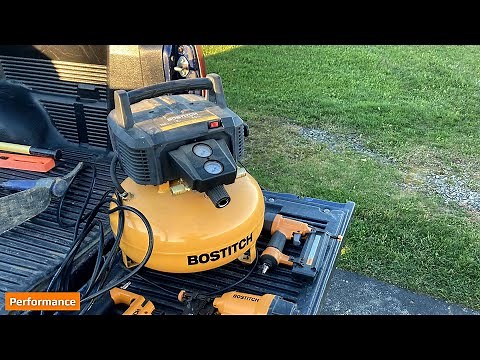 BOSTITCH 6 gallon 150 psi Pancake Air Compressor review