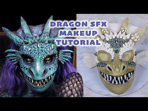 Dragon Makeup Tutorial | How to Make a Prosthetic with Latex