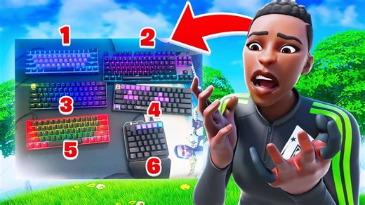 Playing Fortnite Arena While Switching Keyboards Every Kill — Can I Keep Up?