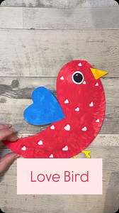 Paper Plate Love Bird 💕🕊️🩷 This is so cute! A really fun paper plate craft perfect for February 🤩 #craftideas #crafts #preschoolactivities #easycrafts #craft #preschoolathome #kidscrafts #crafting #craftsforkids #valentine #valentines #valentinecrafts #funcrafts #mothersday #mothersdaycraft #easycraft #easycraftsforkids | Home is Where the Art is