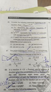 Test-4 (Code-F)Consider the following statements regarding to ... | Filo