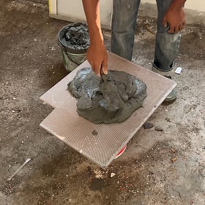 Working Techniques In Construction To Install Floor Tiles | DIY crafts PR