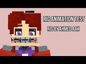 Animatronic animation test| modelbench|mine-imator