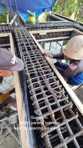 Project update 3 story residence rebar works for 3rd floor beams #Stirrups | ODEC Builders