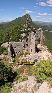 2.1M views · 47K reactions | I spotted a mysterious man-made structure on a remote mountain using Google Earth and had to check it out! ️ The hike was absolutely wild—steep ridgelines, heart-stopping views, and, to my surprise, a 900-year-old medieval castle hidden along the way!  This might be one of the craziest adventures I’ve ever been on! ️ #adventure #hiking #outdoors #abandonedplaces #exploring | Josh the Intern | Facebook