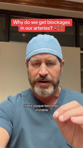 HERE’S WHY WE GET BLOCKAGES IN OUR ARTERIES 🚧🫀 #DOCTOR #SURGEON #HEART Ever wondered why artery blockages happen? It’s all about the buildup and risk factors. Learn more about how to keep your heart healthy! 💖 #DoctorTips #SurgeonAdvice #HeartHealth #ArteryBlockages #FYP #ForYou #CardiovascularHealth #HealthyHeart #PreventionMatters #ViralHealth | Alejandro Junger