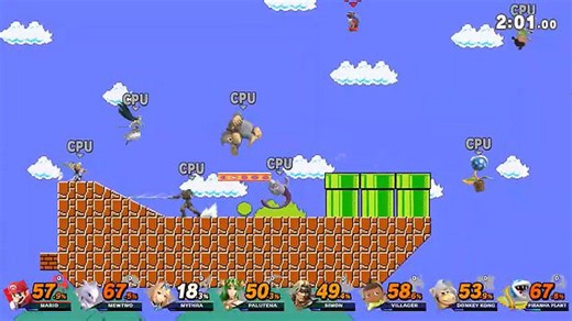 Super Smash Bros. Ultimate Nintendo Switch 2 gameplay