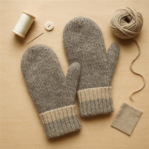 Mitten PDF Sewing Pattern – Upcycled Sweater Gloves, 10 Sizes for Kids and Adults (pattern Only) - Etsy