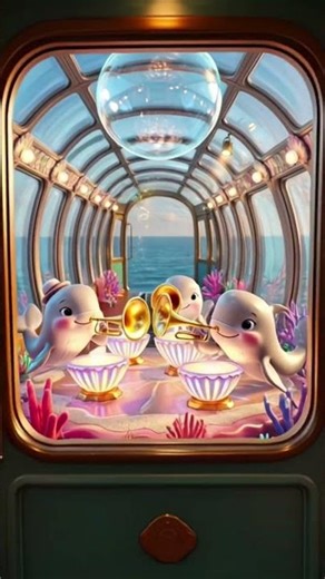 🚂 The Most Magical Baby Cow Train Ever! Animal Express 🐮✨