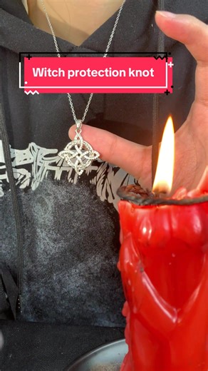 Witch protection knot #witchtok #spirituality #witchcraft #amulet #charms