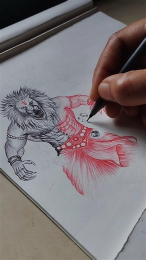 How to draw 3D line // narsimha pen drawing // step by step#viralshorts #drawingshorts #art #lineart