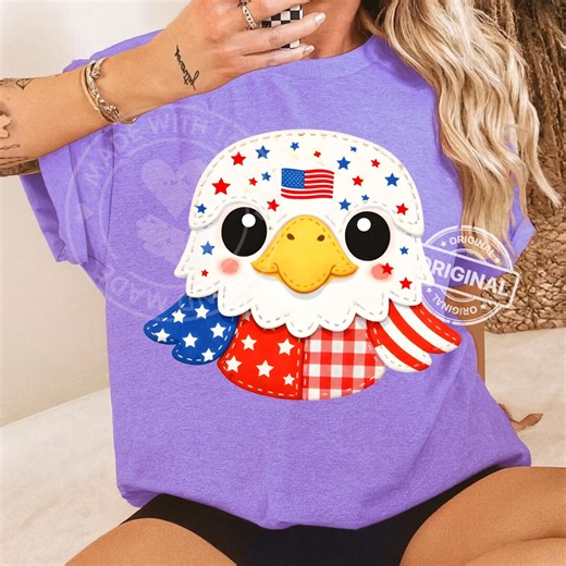 Patriotic Patchwork Quilt Baby Eagle PNG, Fabric USA, Americana, Fourth of July Sublimation Art - Etsy UK