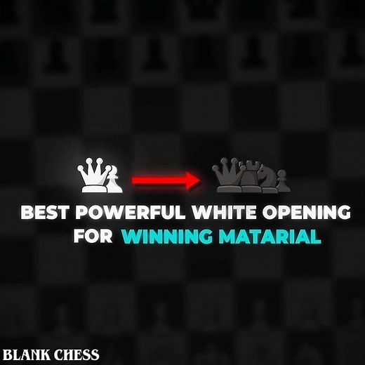 Best power white opening for winning material 🗿 | [ IB=‪@ZaveeCHESS‬ ]