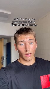 I moved back into College at a Military Service Academy! Moving back in as a Coast Guard cadet. #college #military #militarylife #serviceacademy #explorepage✨ | Nick Foreman
