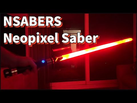 NSABERS Neopixel Lightsaber Review
