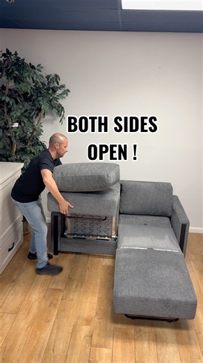 This Space-Saving Sofa Turns Into a Full Bed in Seconds!