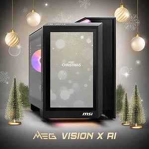 2.1K views · 52 reactions |  Ho-ho-hold up! Is that the VISION X AI Desktop with a second display? Perfect for work and play! Thanks for all the support this year—have a wonderful holiday season!  | MSI Gaming | Facebook