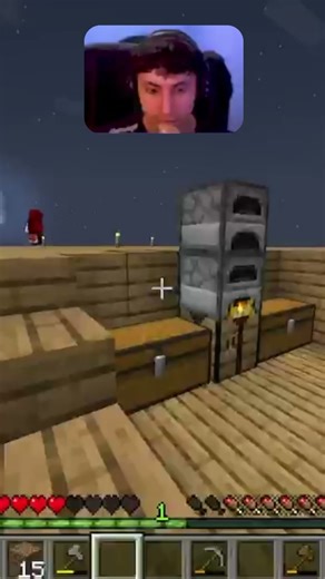 I SURVIVED in ONE BLOCK… but with HORROR MODS! #shorts #minecraft