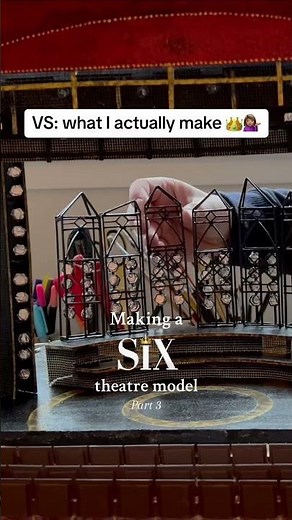 #six #broadway #musical #westend #miniature #theater #diy #diycrafts #wickedmovie #broadwaytheatre