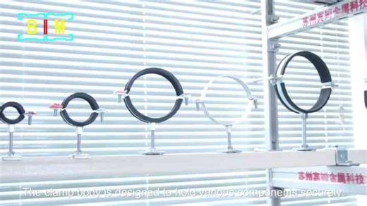 Strut Clamp Powder Coated U-Bolt Anti-Seismic Strut Channel Beam Bracket Clamp