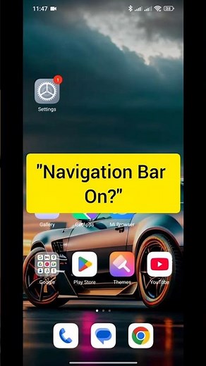 "How to turn on Navigation Buttons on any Android phone! #Shorts"