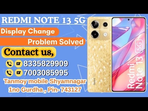 Redmi Note 13 5G Display Change