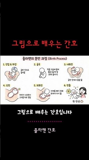 ​분만 6단계: 진입부터 만출까지, 암기 없이 이해하는 법 #간호조무사시험 #간호조무사자격증 #간호조무사요약정리 #간호조무사강의